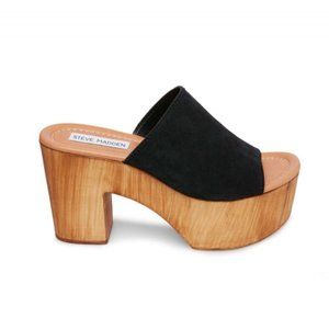 Steve Madden Suede Platform “Playdate” Platform Mules Sz 8.5